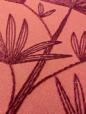 Lady palm embroidery kit