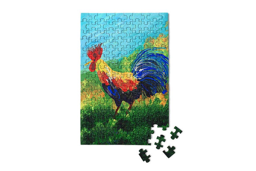 Rooster - Mini Jigsaw Puzzle