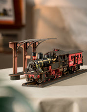 DIY Wooden Puzzle: Steam Journey