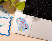 I Heart Screaming Vinyl Sticker