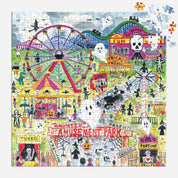 Michael Storrings Haunted Amusement Park 500 Piece Puzzle