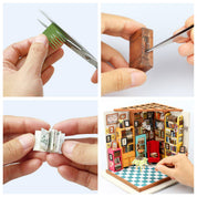 DIY Miniature House Kit: Sam's Study