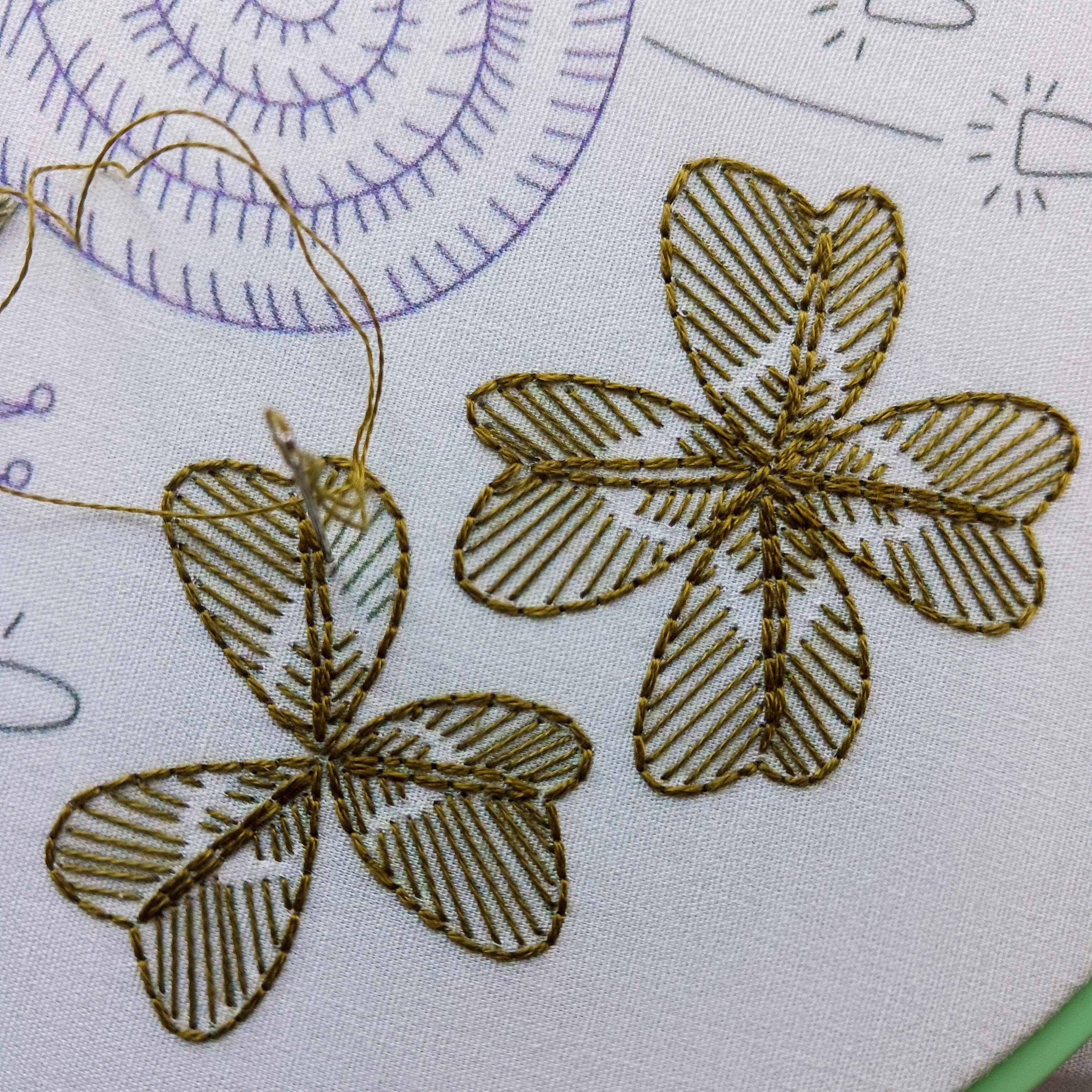 Slow + steady embroidery kit