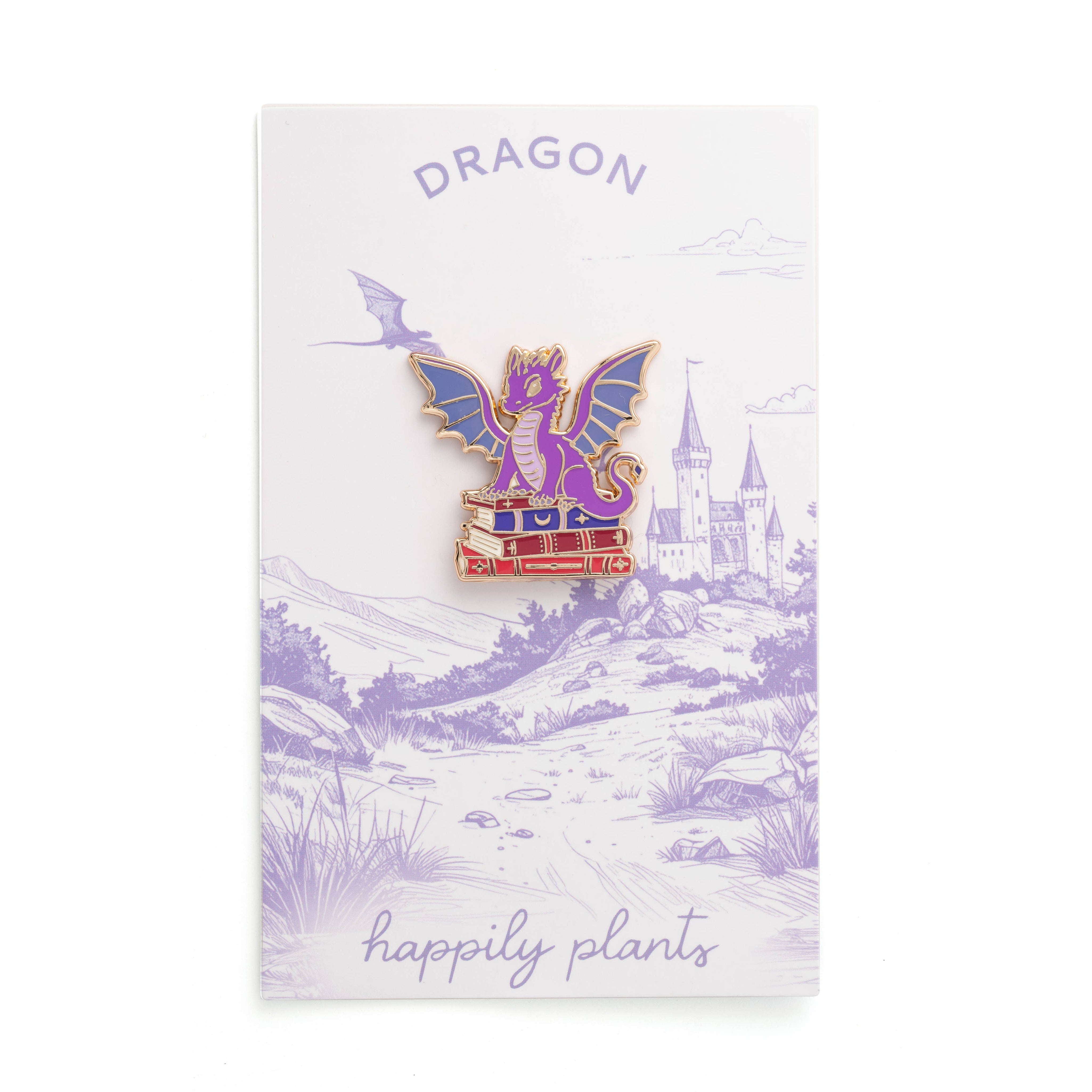 Dragon Fantasy Book Pin
