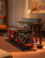 DIY Wooden Puzzle: Steam Journey