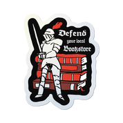 Defend Your Local Bookstore Die-Cut Sticker