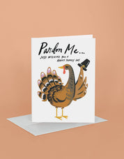 Thanksgiving Greeting Card | Turkey Pardon