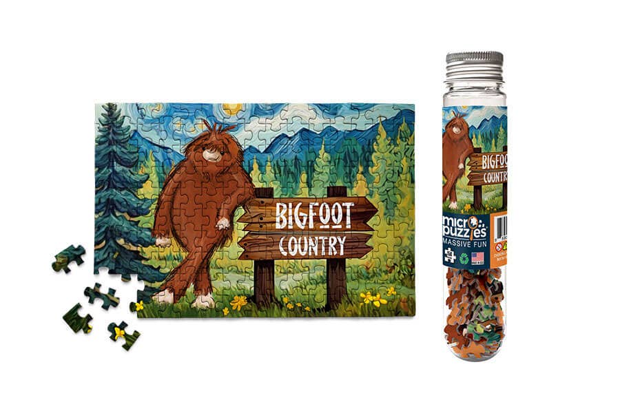 Bigfoot Country - Mini Jigsaw Puzzle