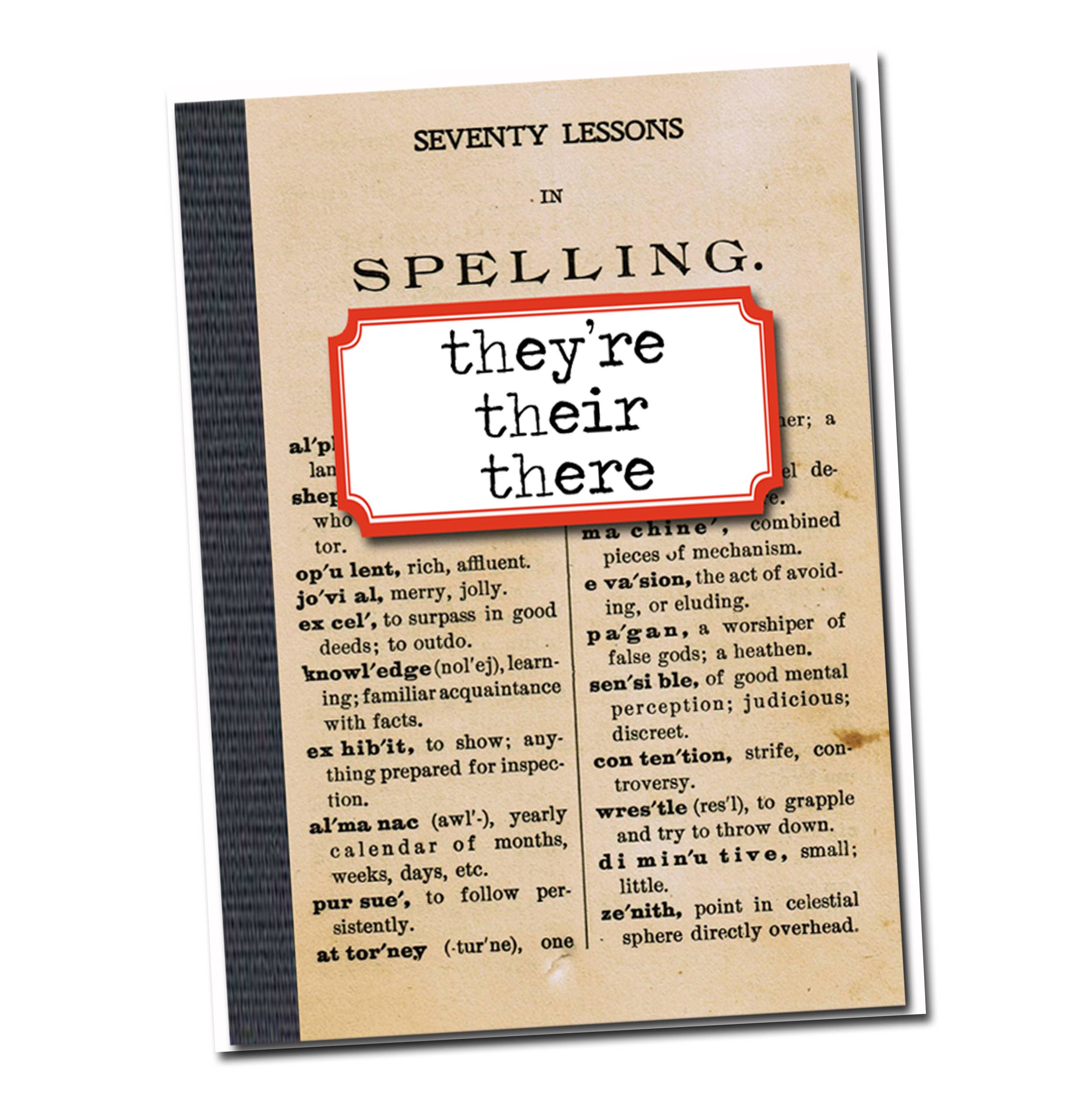 They're, Their, There Birthday Greeting Card