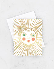 Birthday Sun Greeting Card
