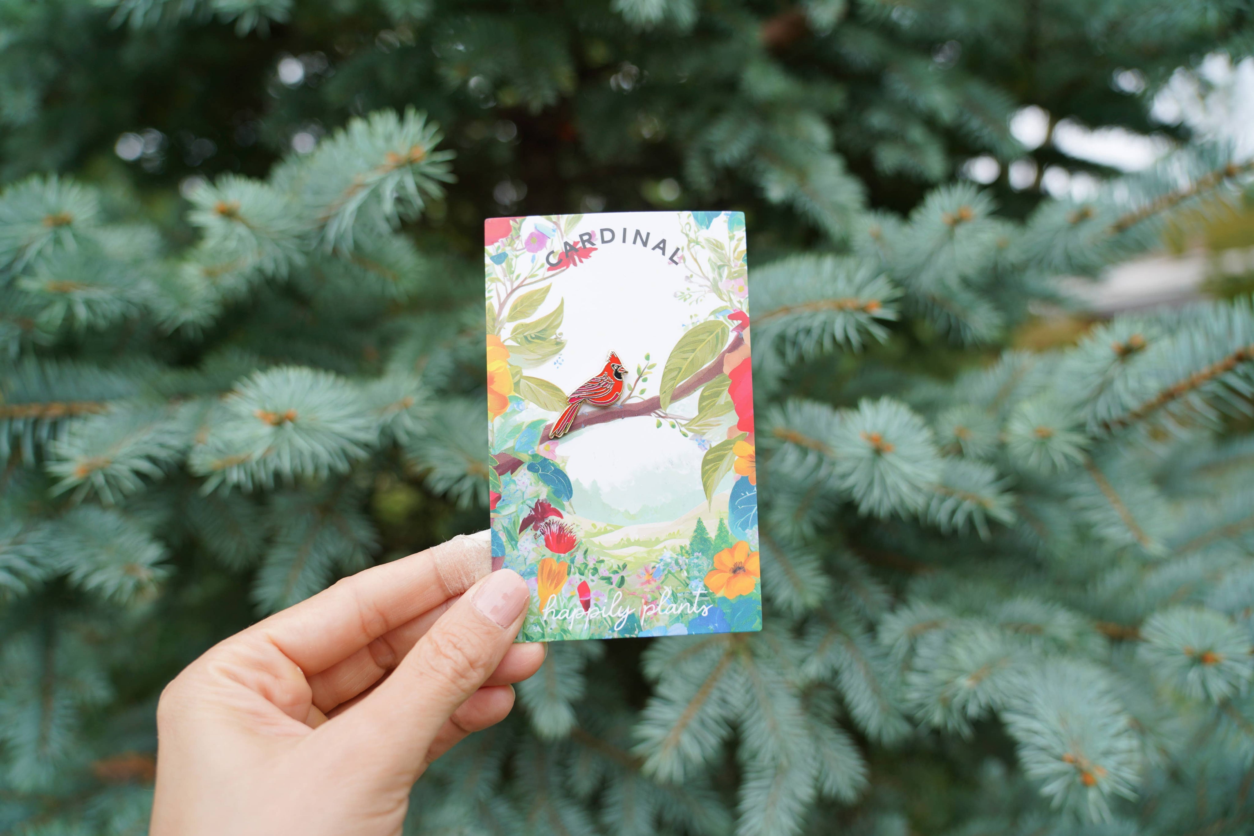 Red Cardinal Pin