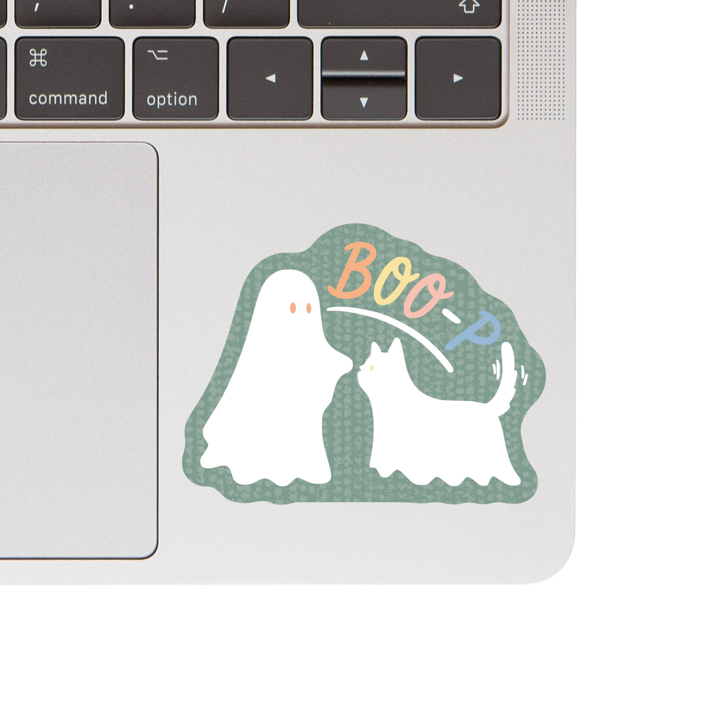 Halloween Boop Ghost Cat Vinyl Sticker