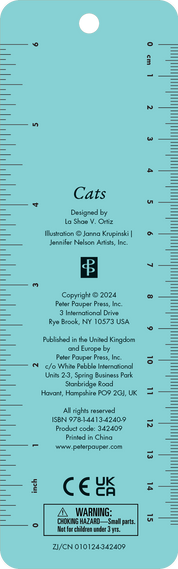Cats Beaded Bookmark