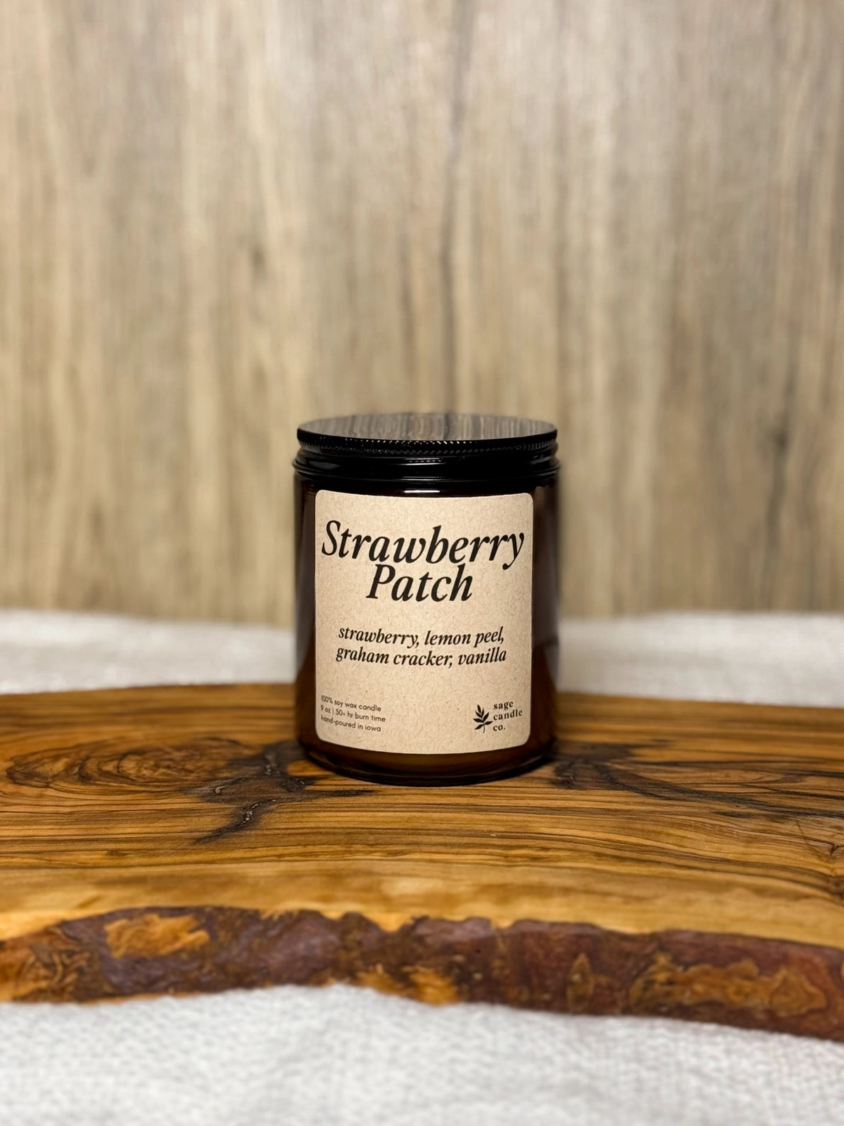 Strawberry Patch - 100% Soy Wax Candle