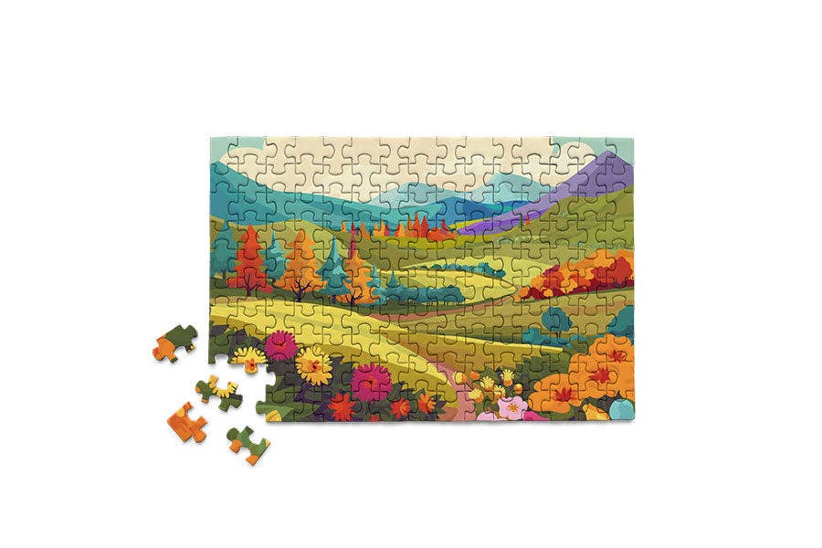 Mountain Meadows - Mini Jigsaw Puzzle