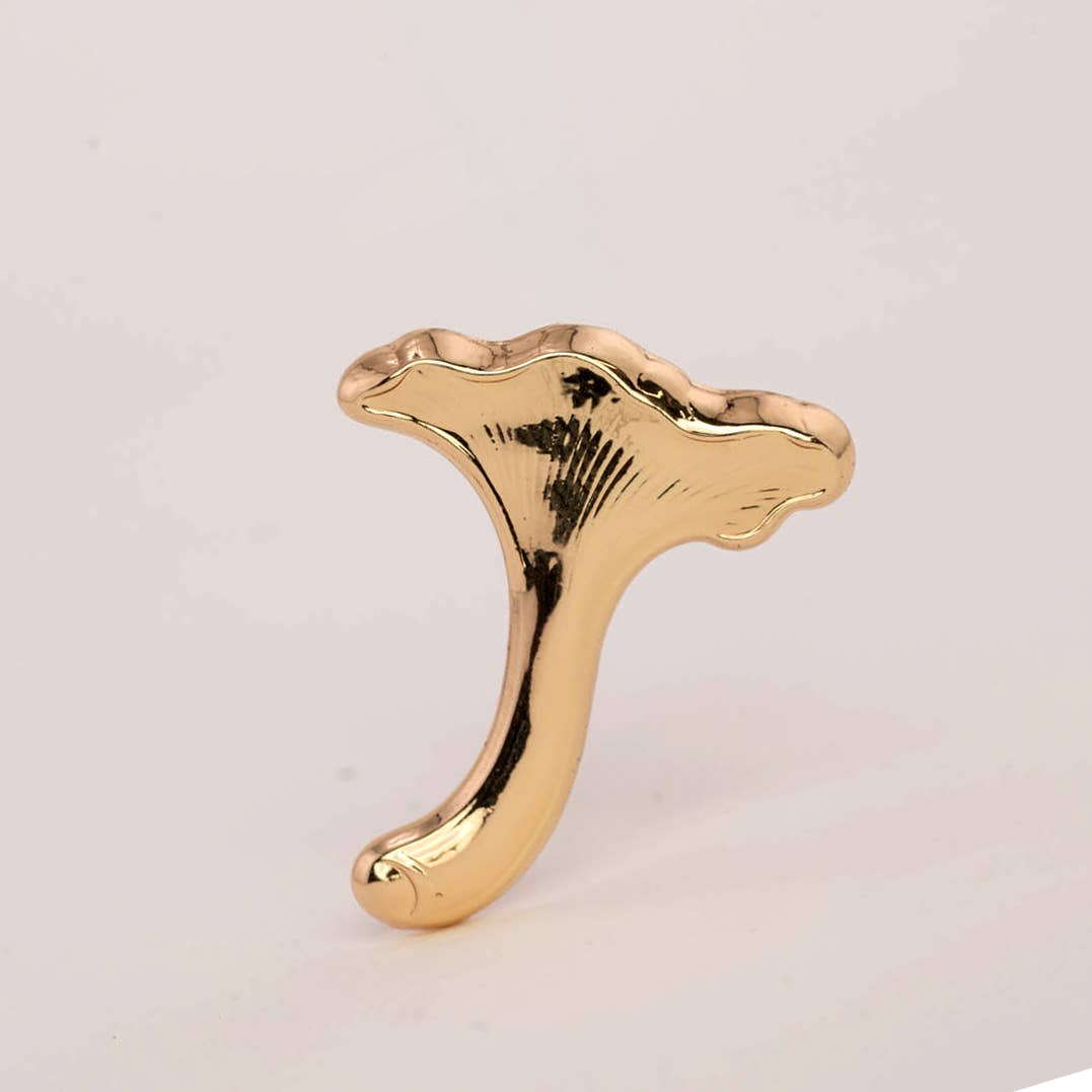 Chanterelle Mushroom Pin