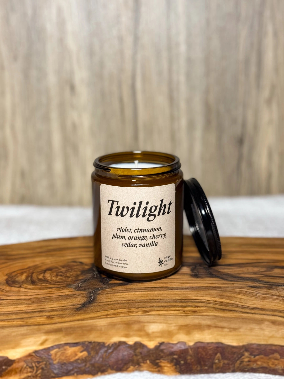 Twilight - 100% Soy Wax Candle