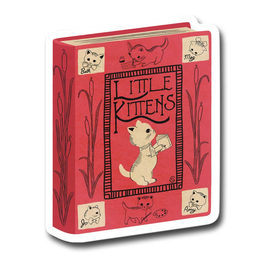 Little Kittens Cat Pun Vinyl Sticker Decal