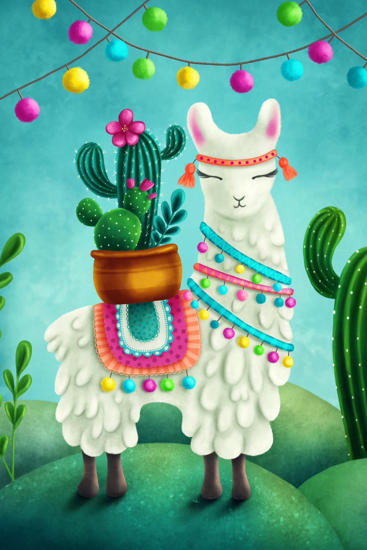 Llama Bama Ding Dong - Mini Jigsaw Puzzle