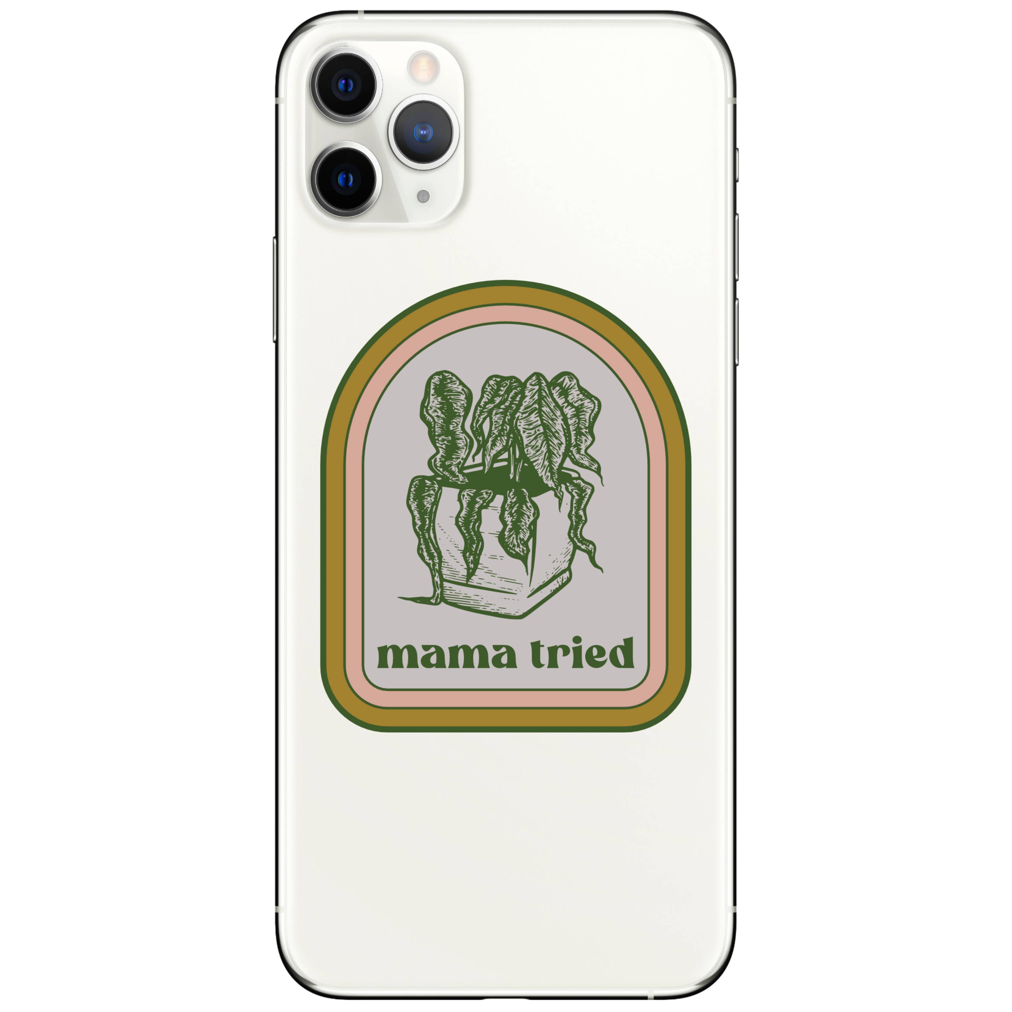 Mama Tried Plant Vinyl Sticker