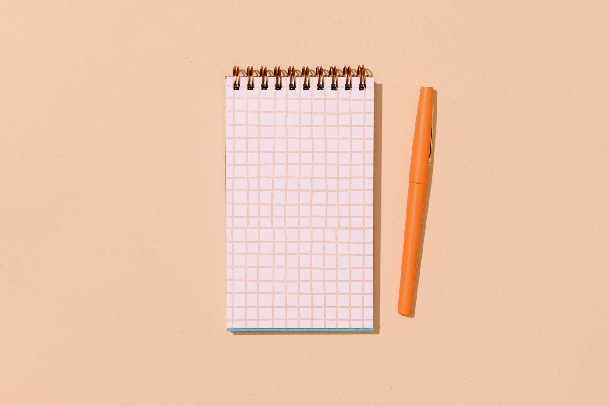 Checks Letterpress Pocket-size Spiral Notebook