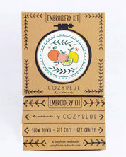 Citrus embroidery kit