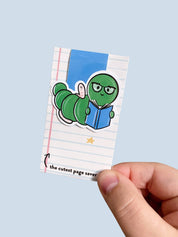 Bookworm Magnetic Bookmark