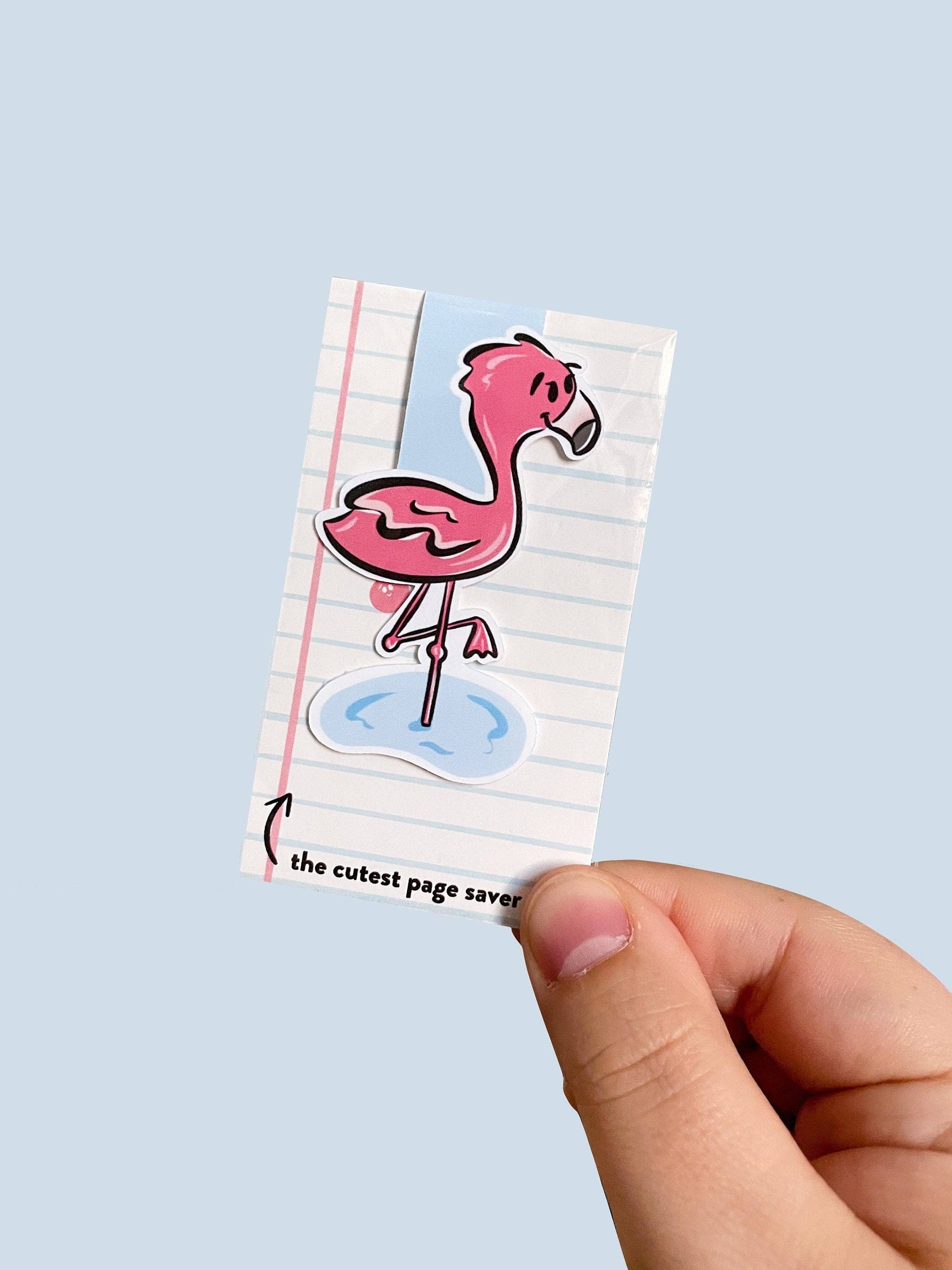 Flamingo Magnetic Bookmark