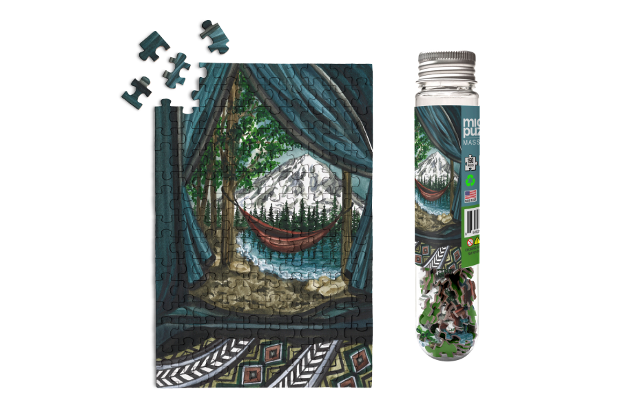 Mt. Rainier National Park - Mini Jigsaw Puzzle