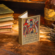 Alice in Wonderland, Through the Looking Glass by Lewis Carroll 1871 Book Wallet