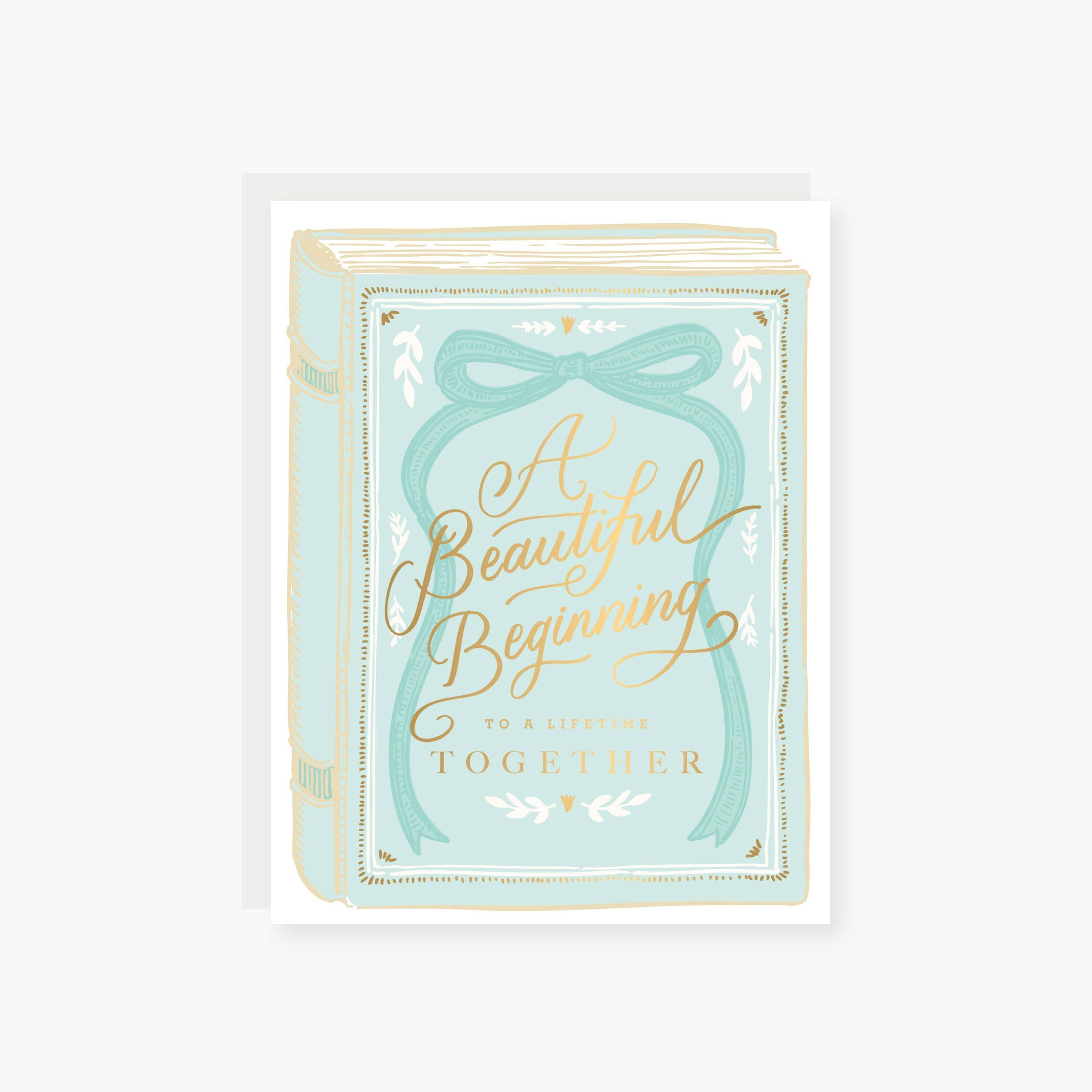 Beautiful Beginning Wedding Card