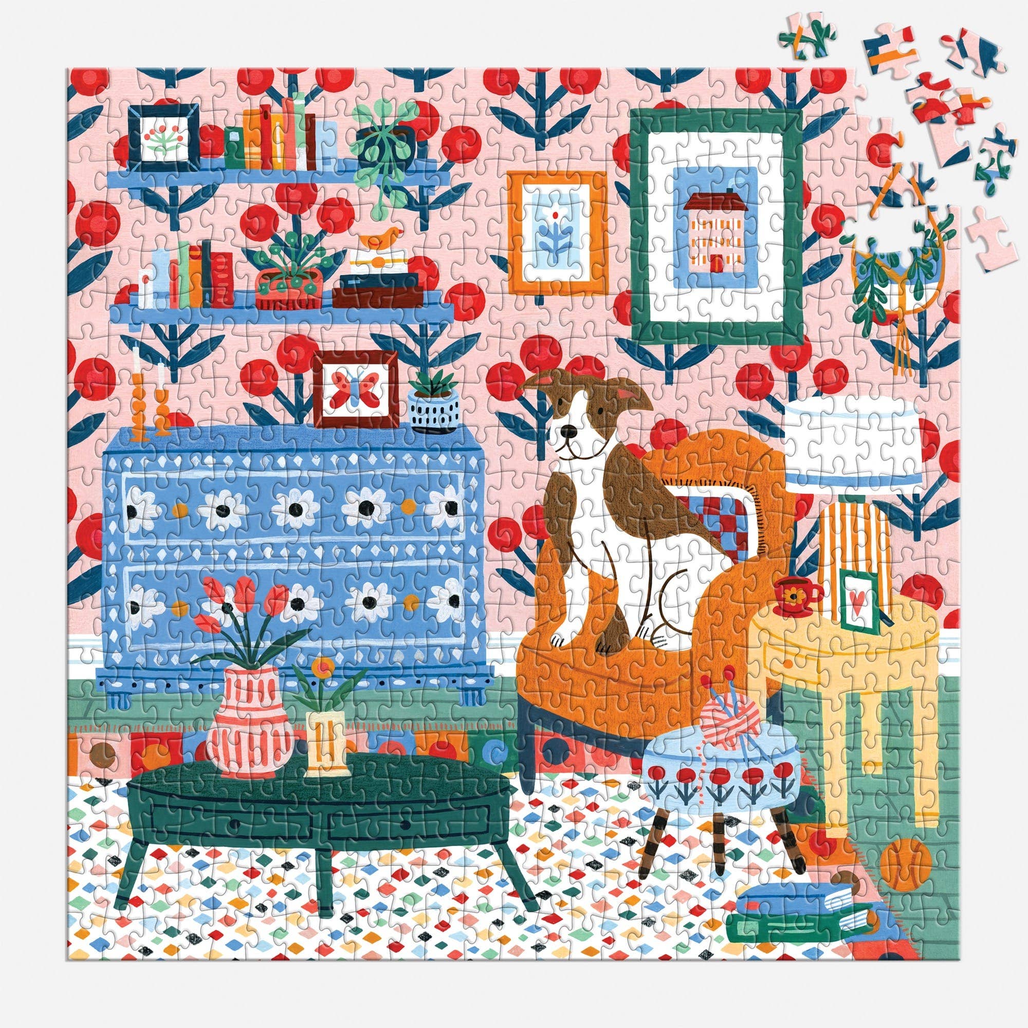 Pattern & Petal 500 Piece Puzzle