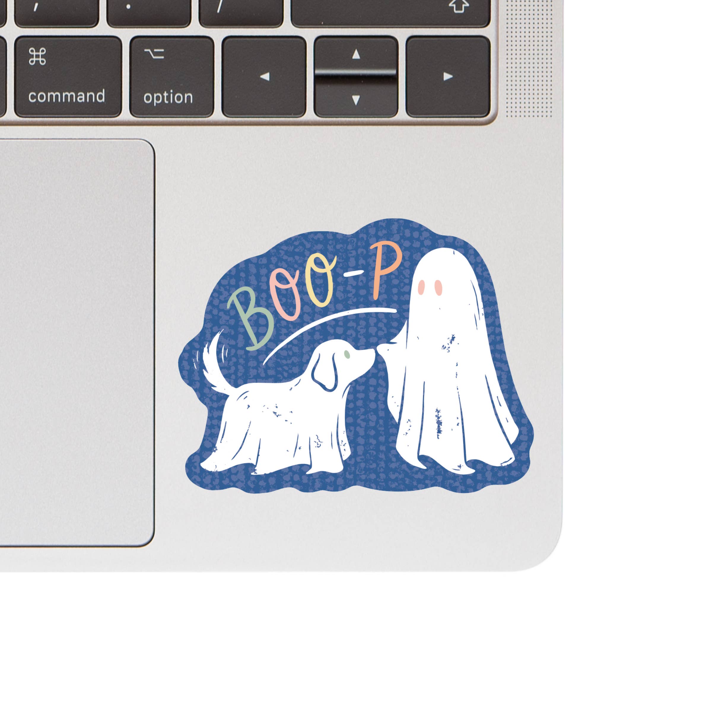 Halloween Boop Ghost Dog Vinyl Sticker