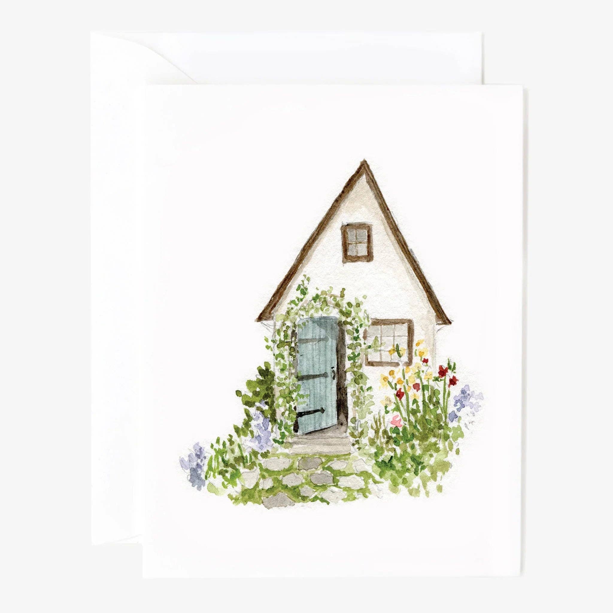 Garden cottage notecard set
