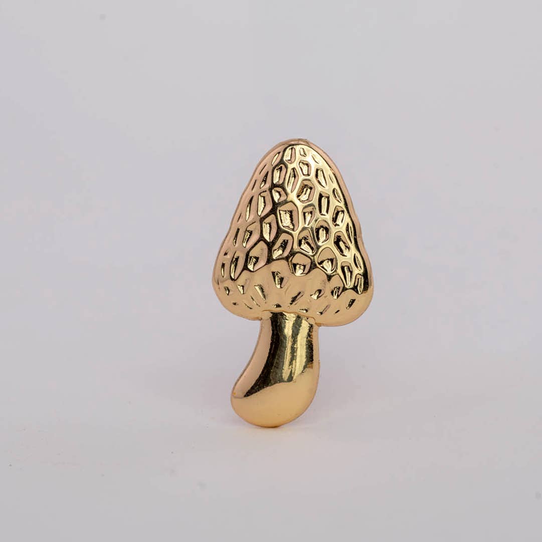 Morel Mushroom Pin