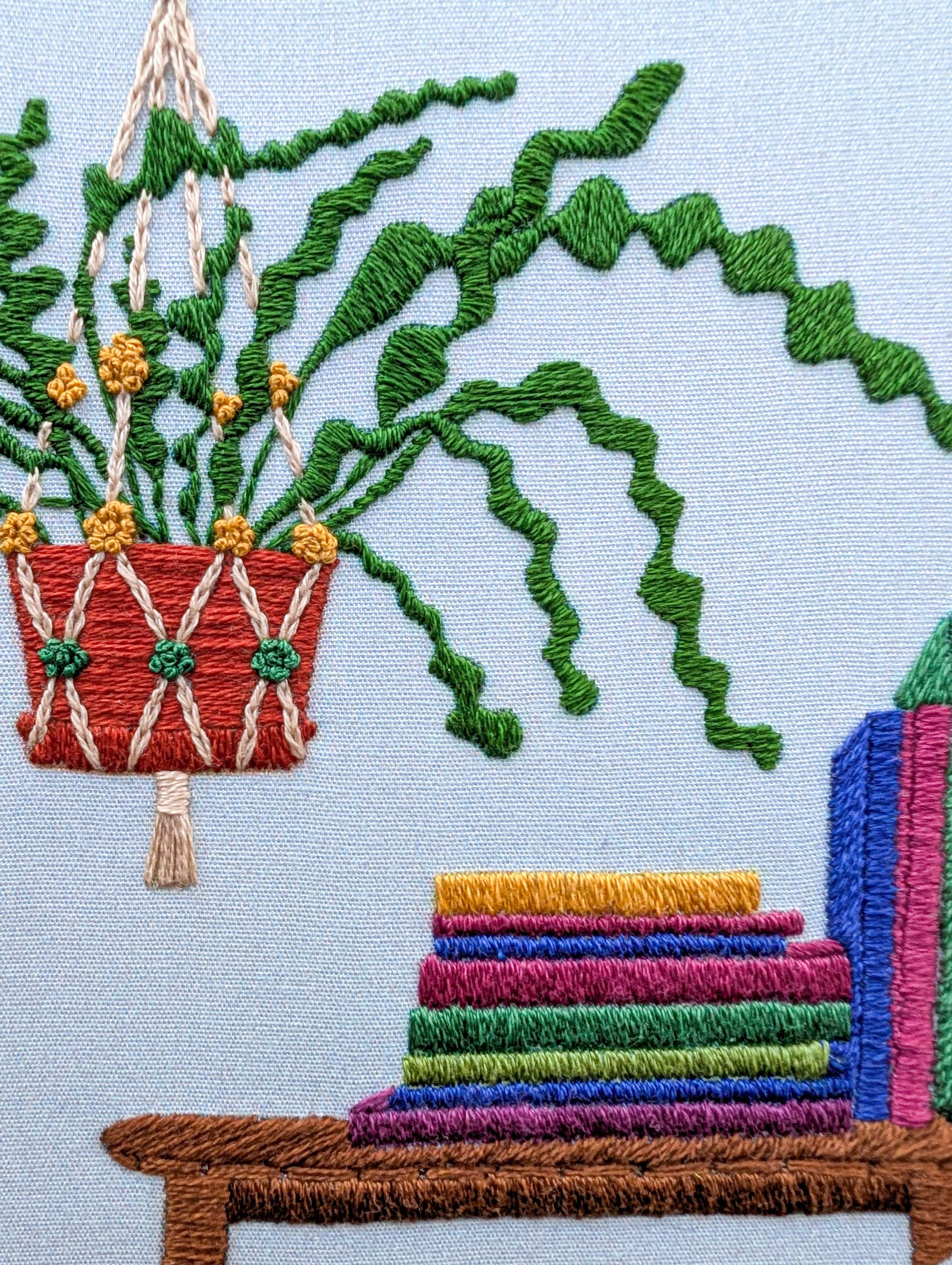 Ricrac embroidery kit