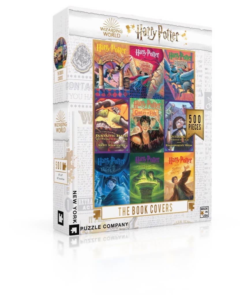 Book Cover Collage - 500 Piece Jigsaw Puzzle