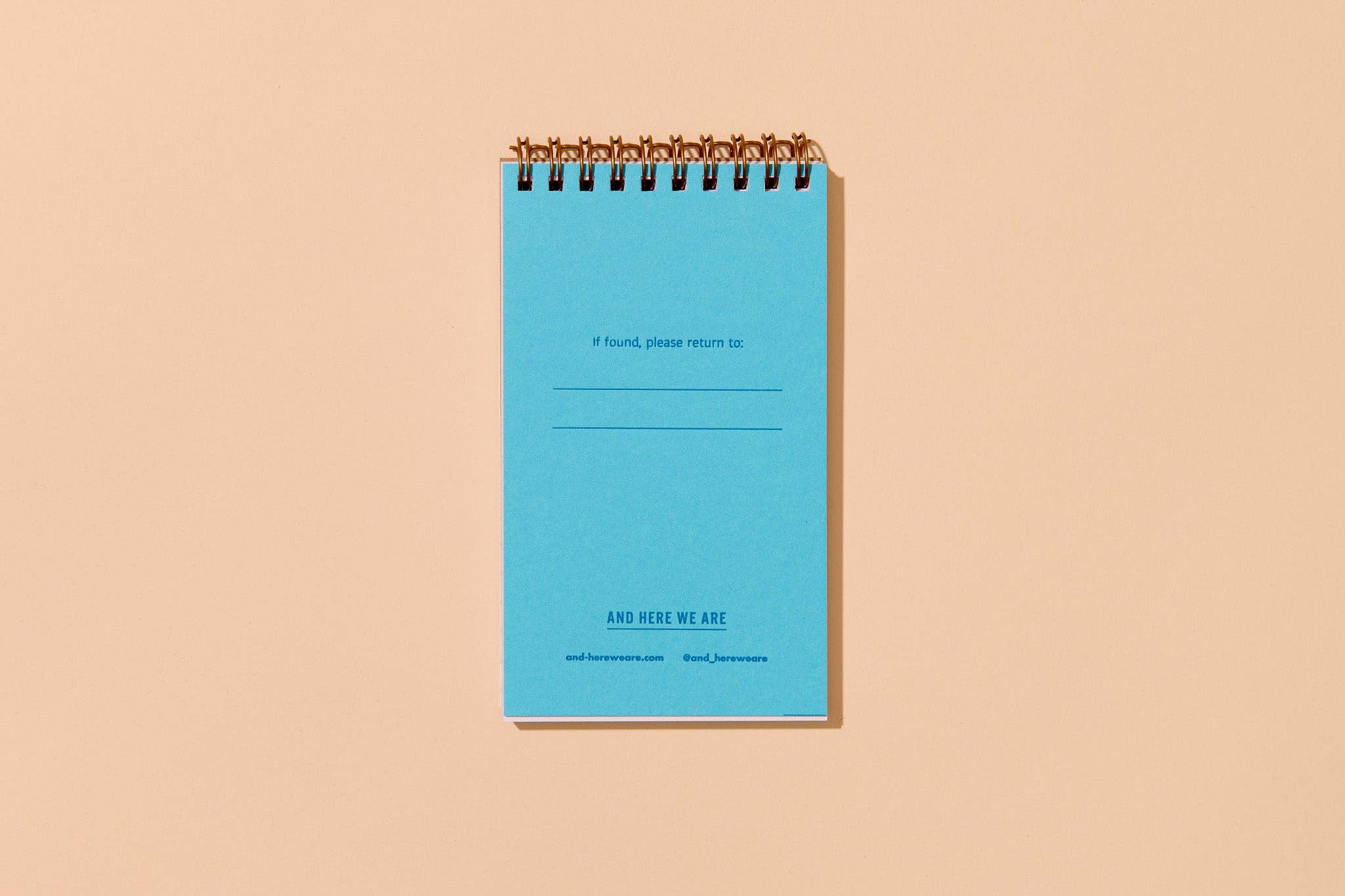 Checks Letterpress Pocket-size Spiral Notebook