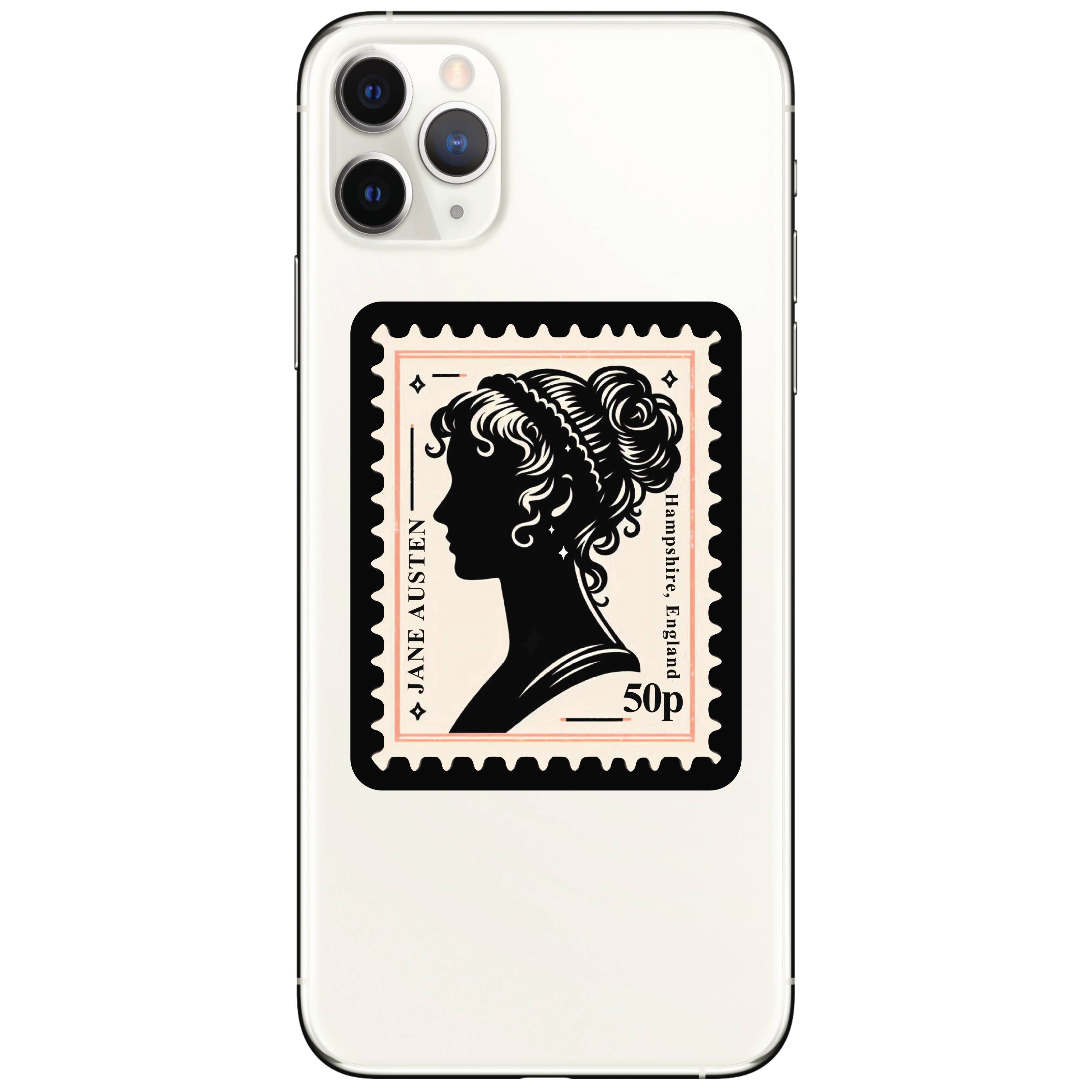Jane Austen Feminist Vinyl Sticker