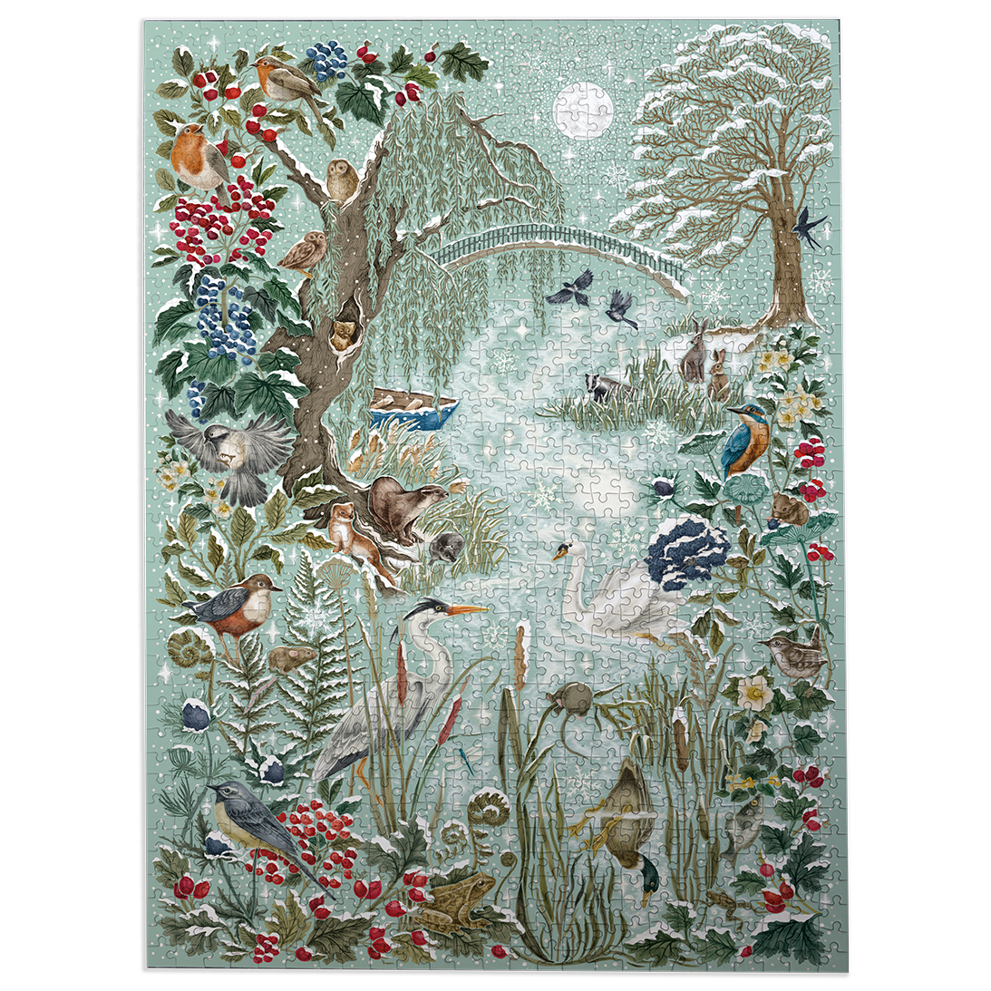 The Art File Frosted River 1000 Piece Puzzle