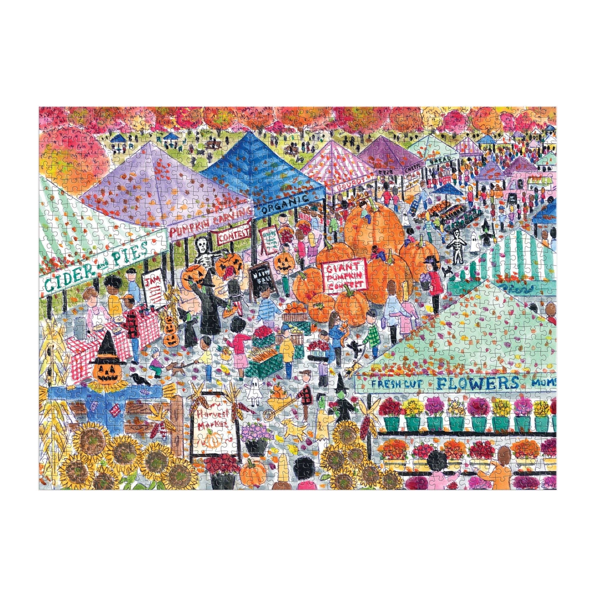 Michael Storrings Harvest Market 1000 Piece Puzzle
