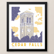 Cedar Falls Iowa Campanile Print