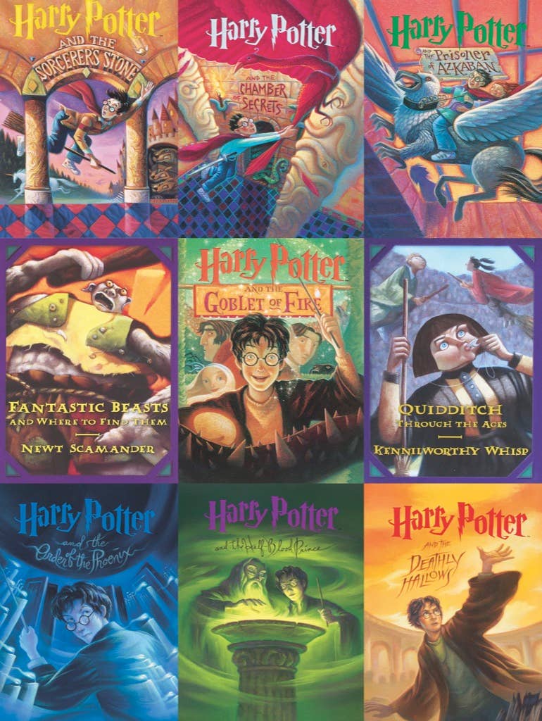 Book Cover Collage - 500 Piece Jigsaw Puzzle
