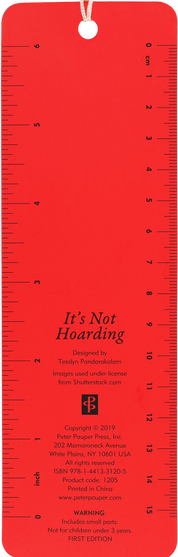 It's Not Hoarding if It's Books Beaded Bookmark