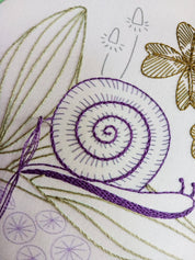Slow + steady embroidery kit