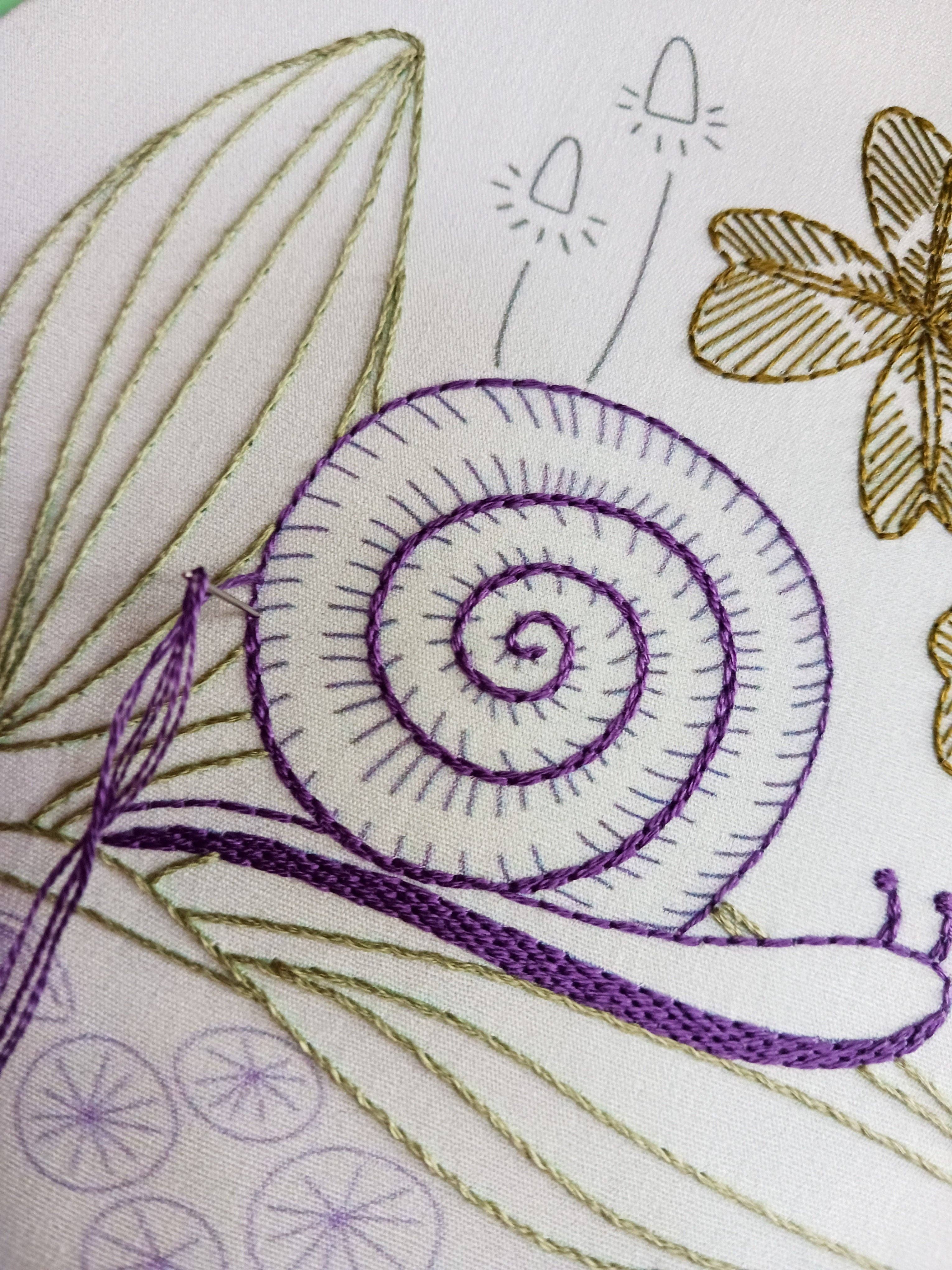 Slow + steady embroidery kit