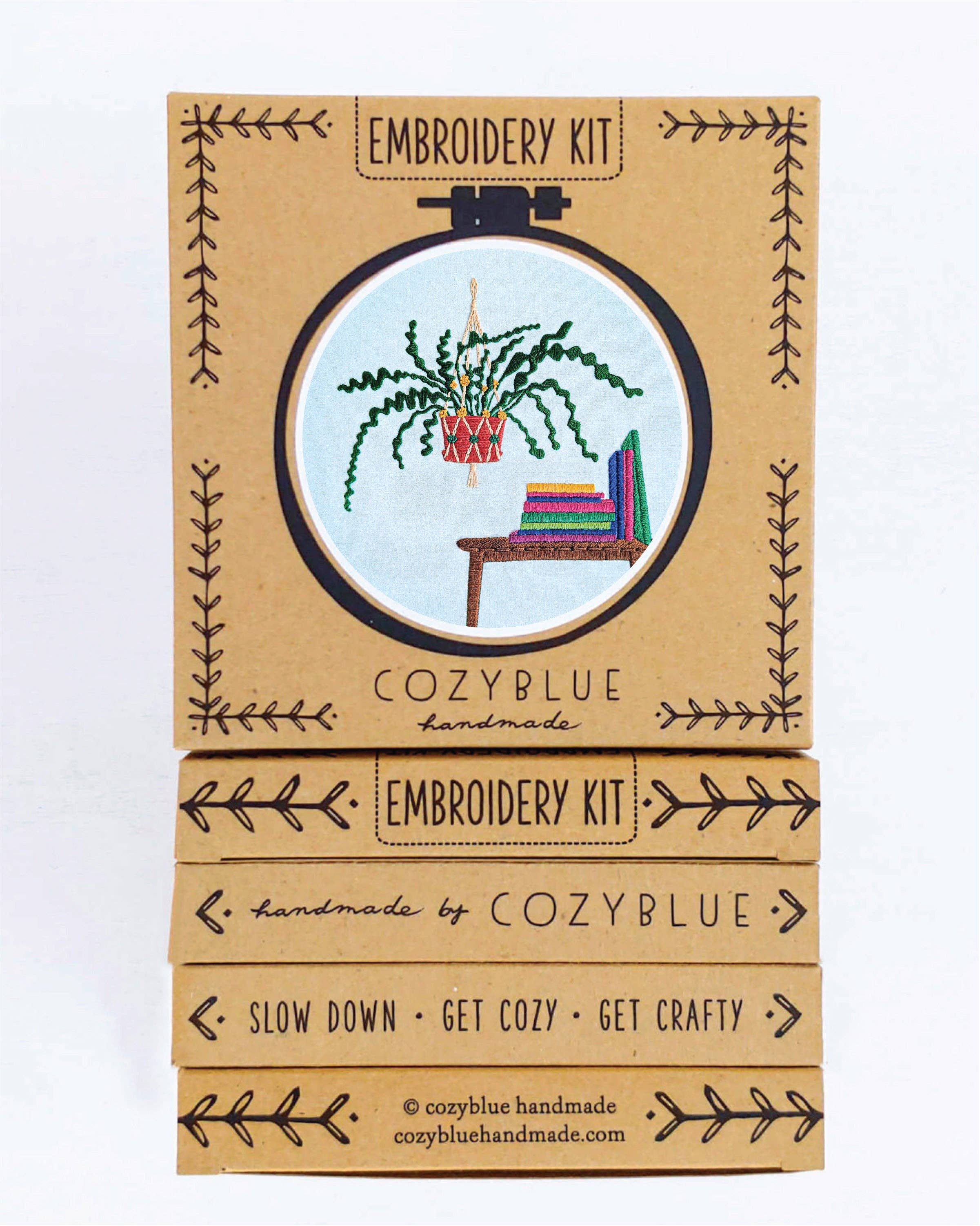 Ricrac embroidery kit