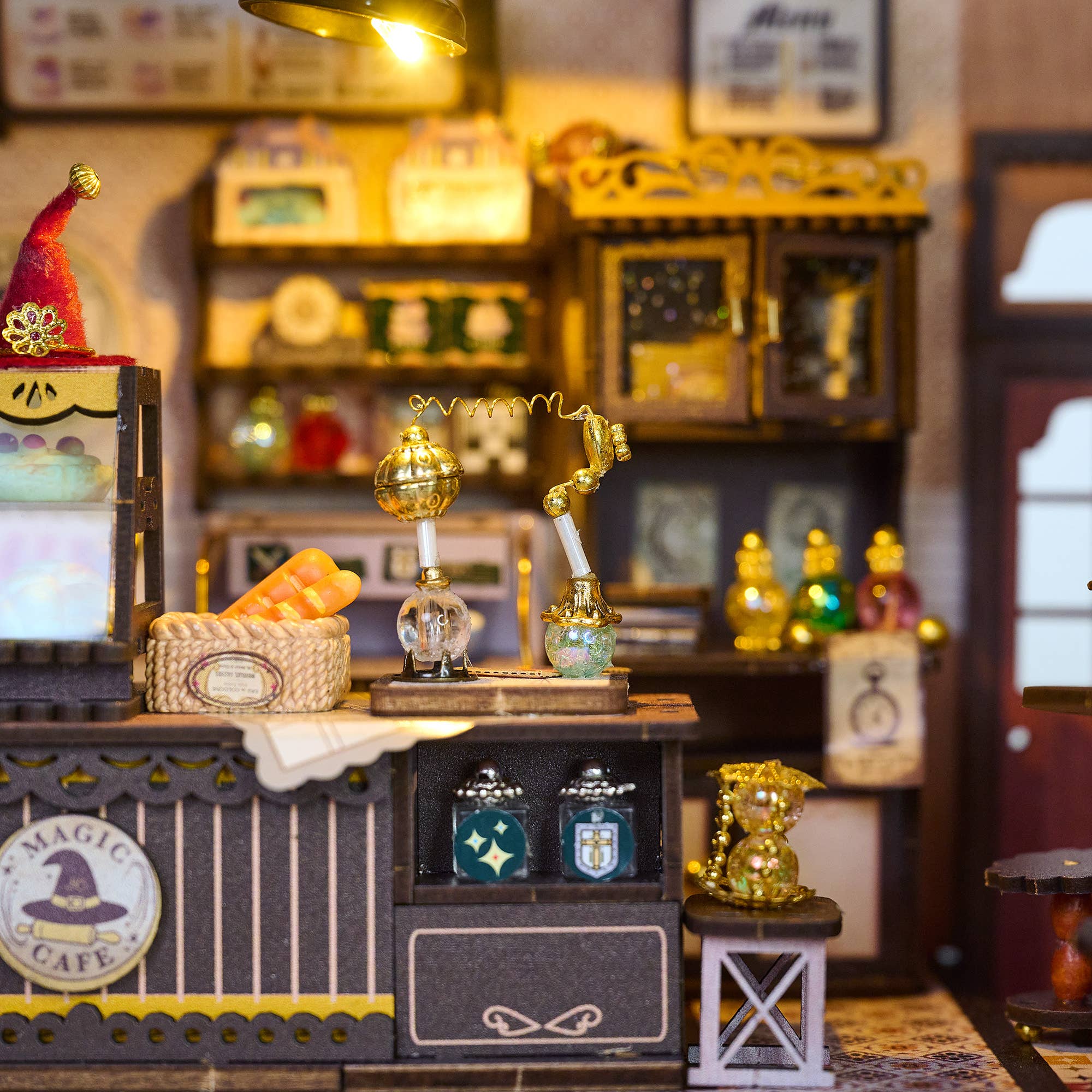 DIY Miniature House Kit: Magic Café