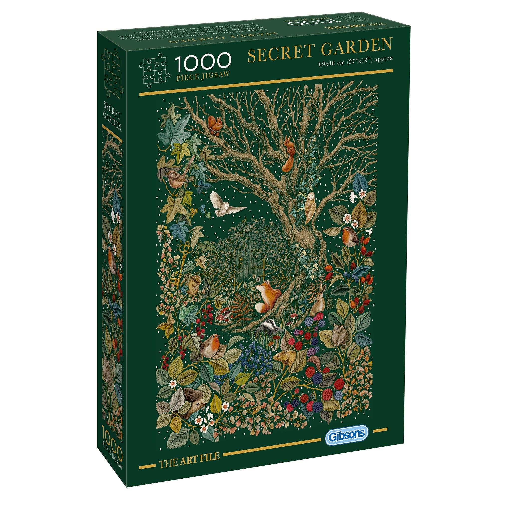 The Art File Secret Garden 1000 Piece Puzzle