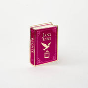 Jane Eyre Enamel Pin, Literary Book Pin